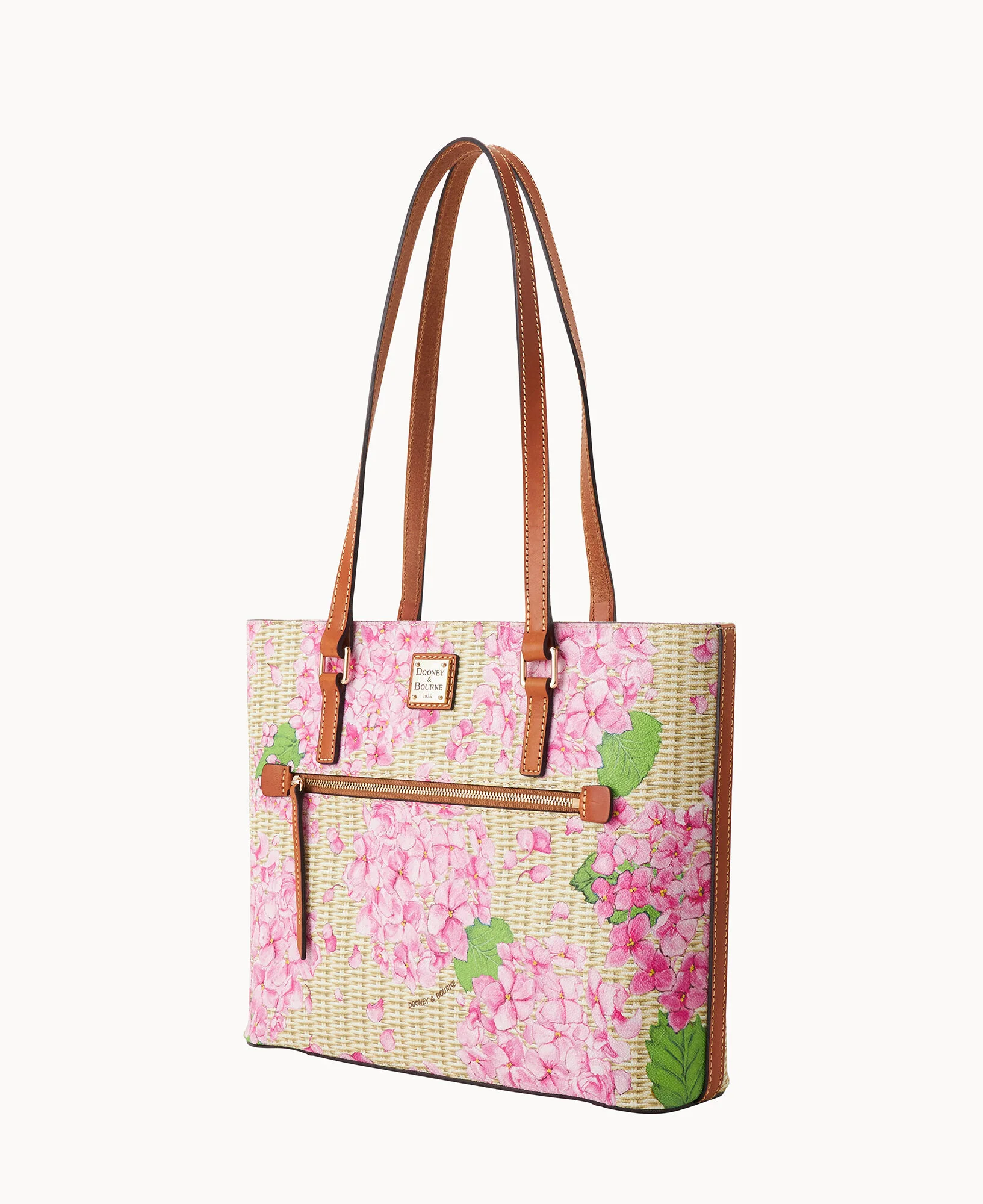 Hydrangea Basketweave Shopper - Image 2