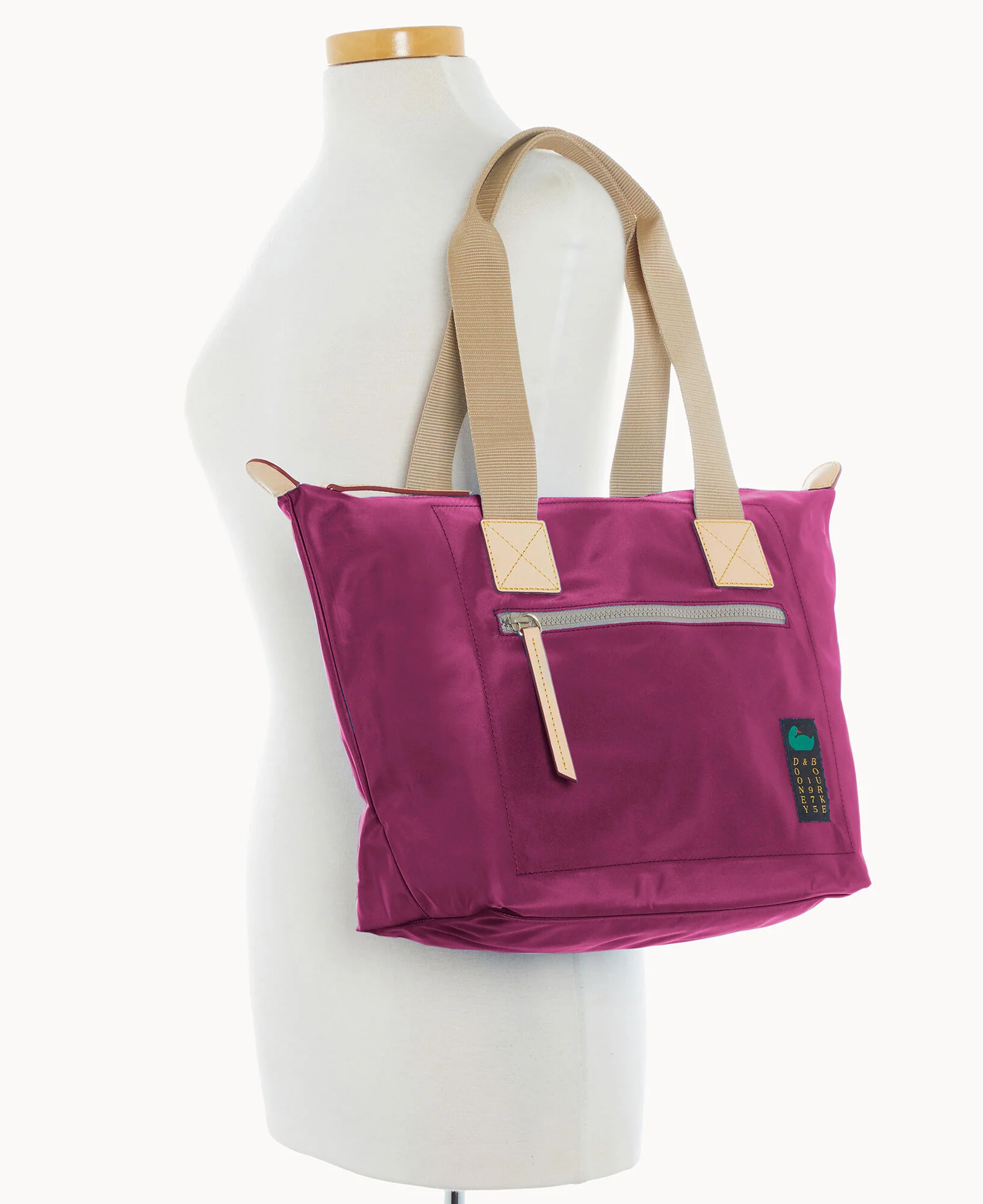 Nylon Front Zip Tote - Image 40