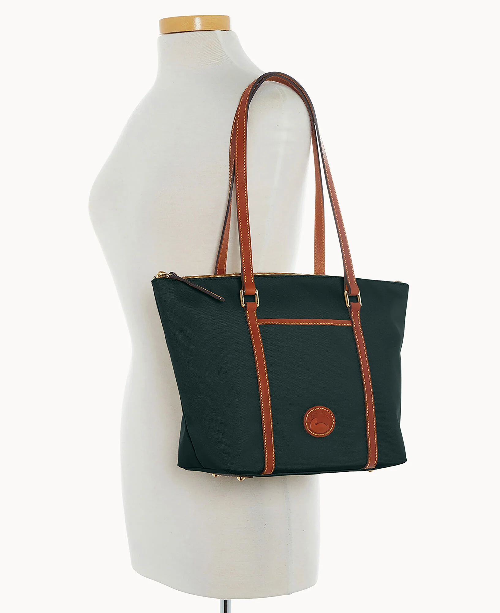 Nylon Zip Pocket Tote - Image 36