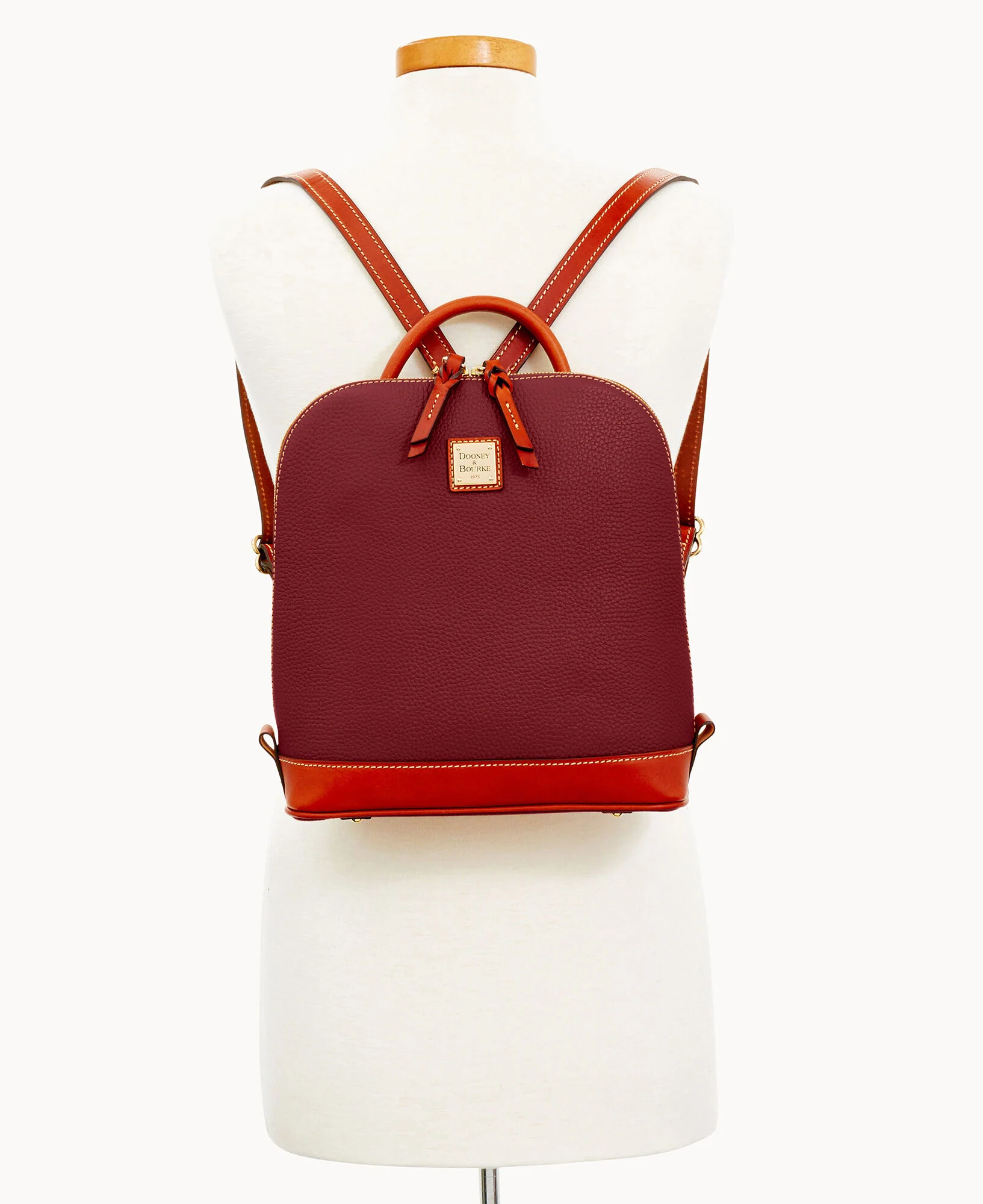 Pebble Grain Zip Pod Backpack - Image 32